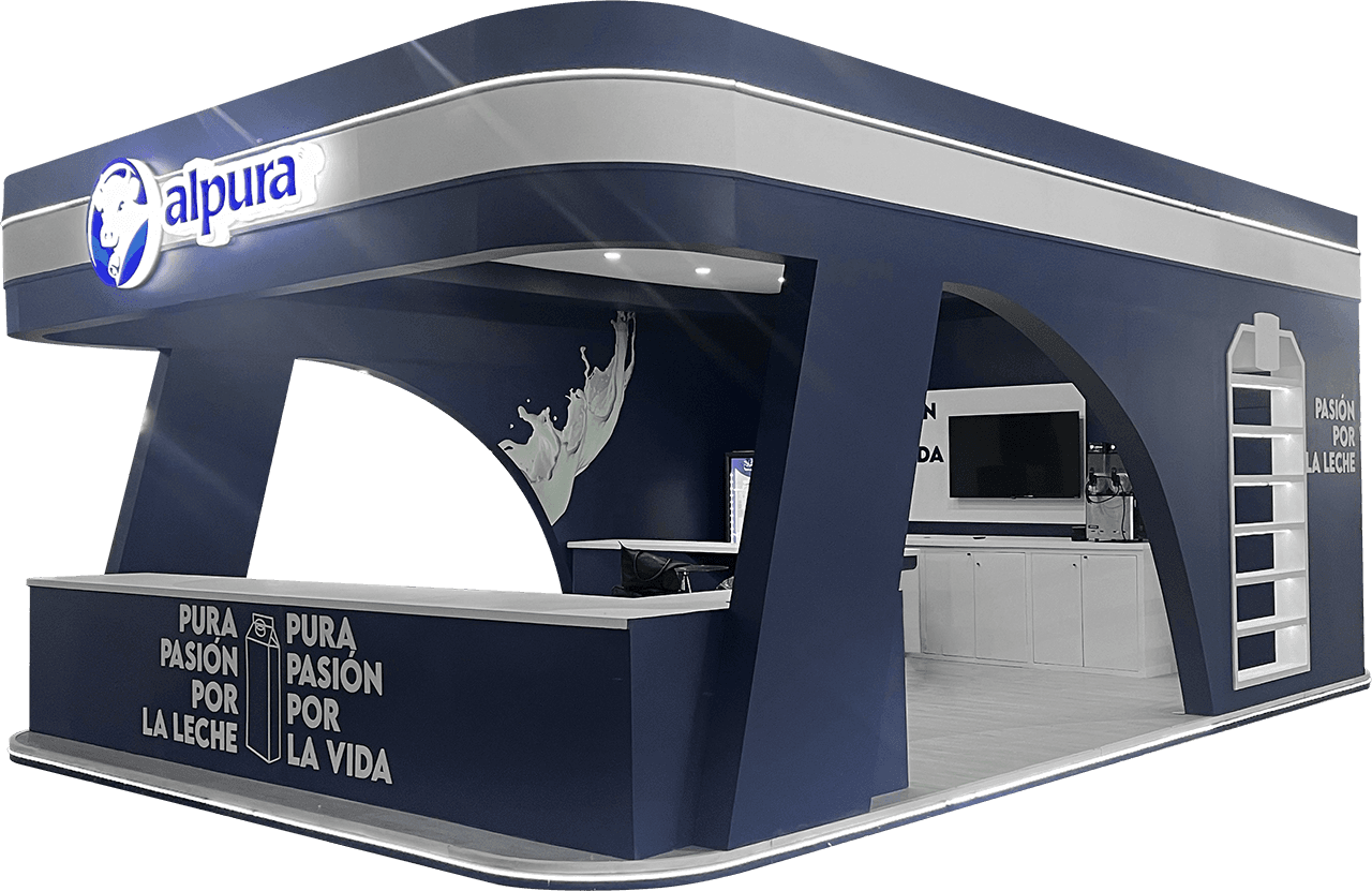 Stand corporativo producido por FAROGAMA